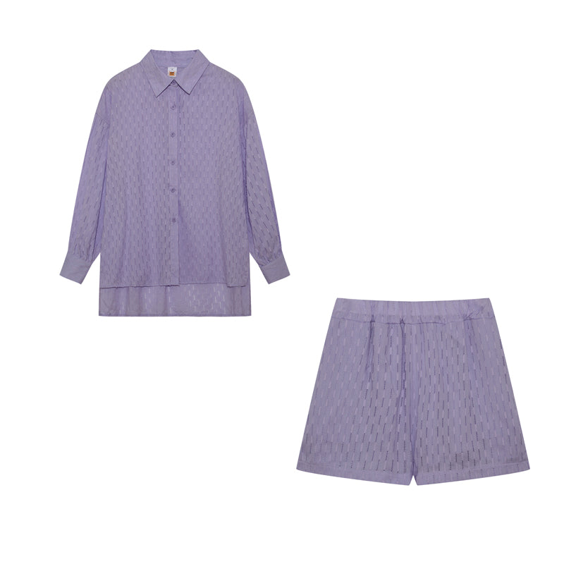 Florance | Summer Set with Breezy Blouse and Shorts for Women