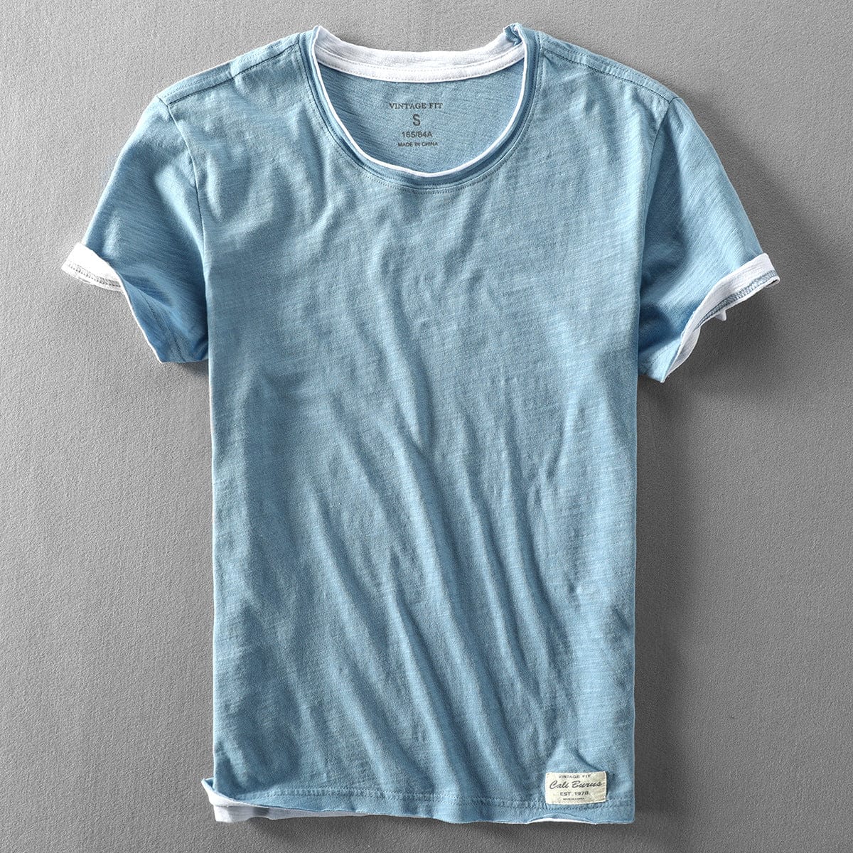 Elias Two-Tone Crew Neck T-Shirt