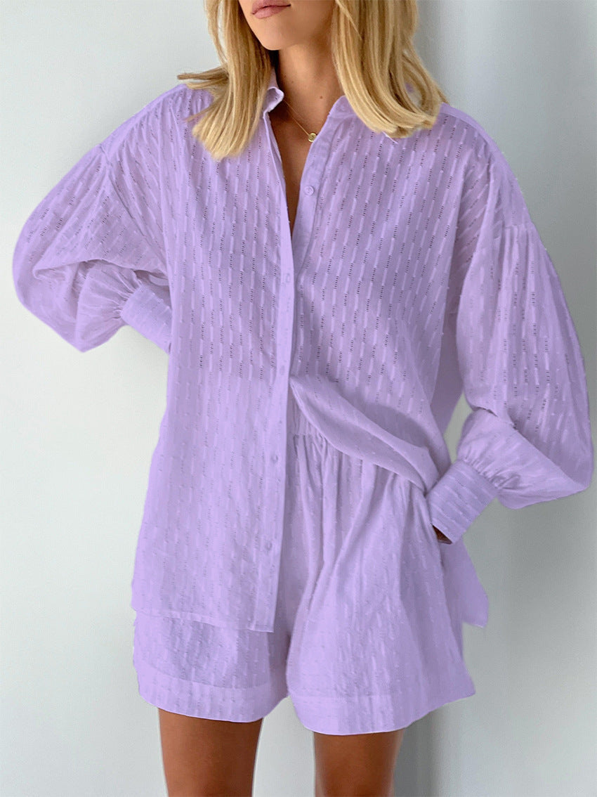 Florance | Summer Set with Breezy Blouse and Shorts for Women