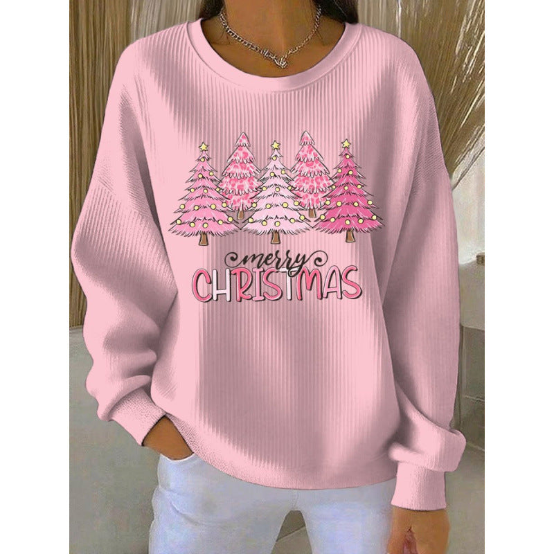 Alana - Pink Merry Christmas Sweater