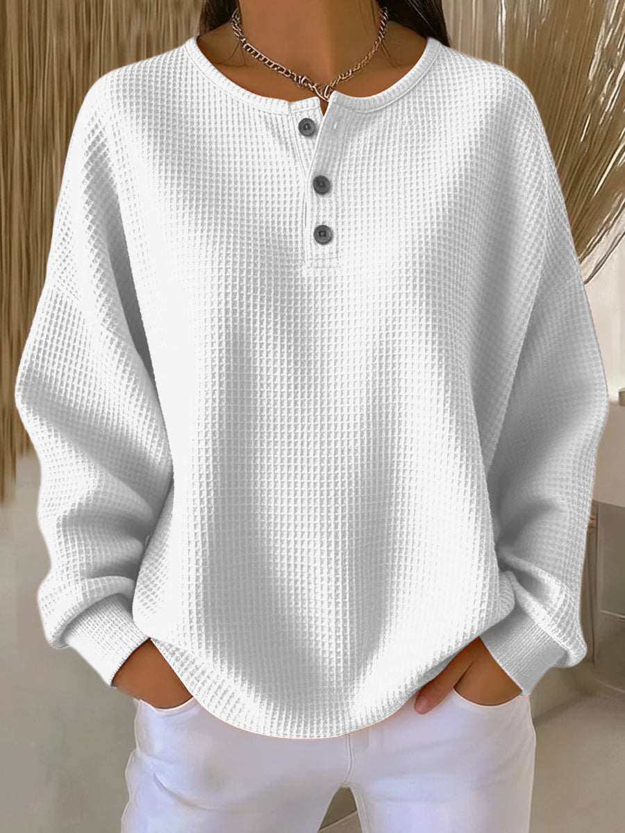 Anne | Collared Casual Sweatshirt