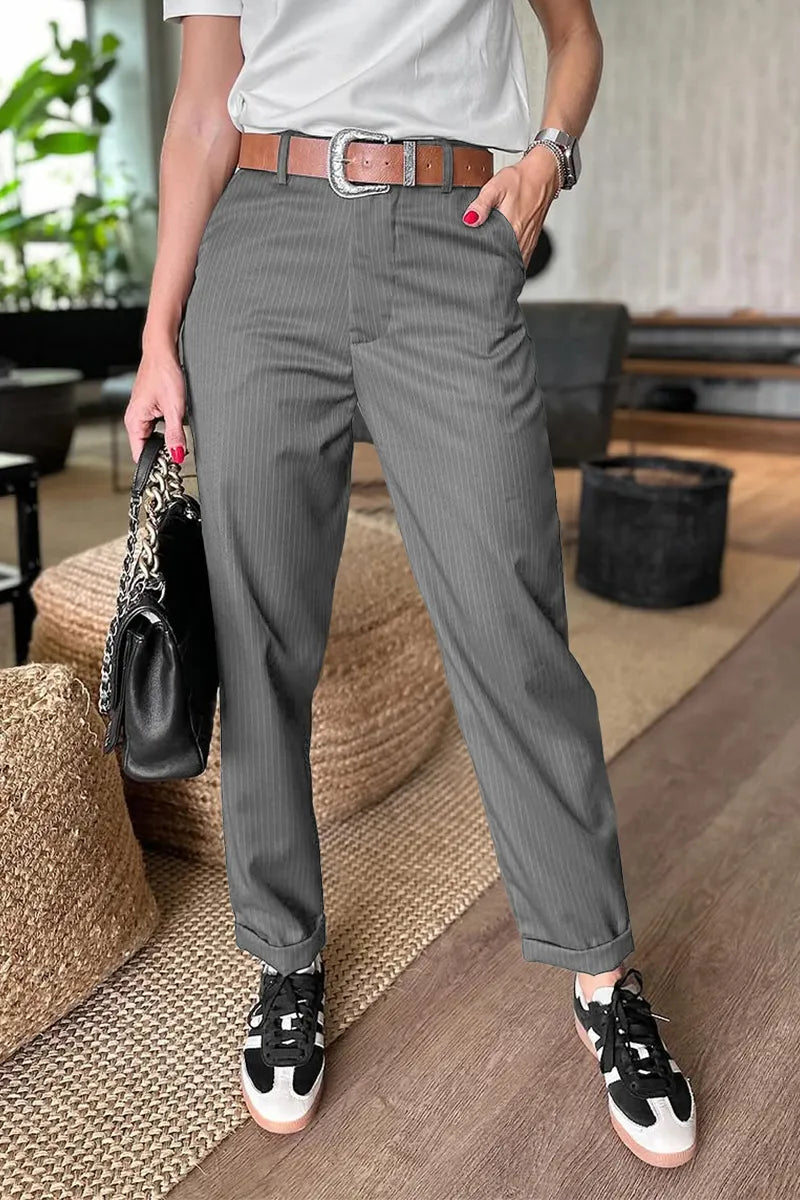Brielle | Soft Tailored Stripe Pants