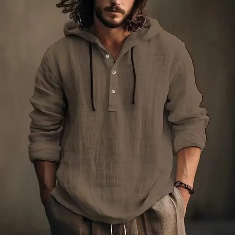 Enrico Henley Knit Sweater