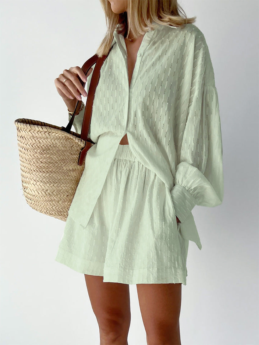 Florance | Summer Set with Breezy Blouse and Shorts for Women