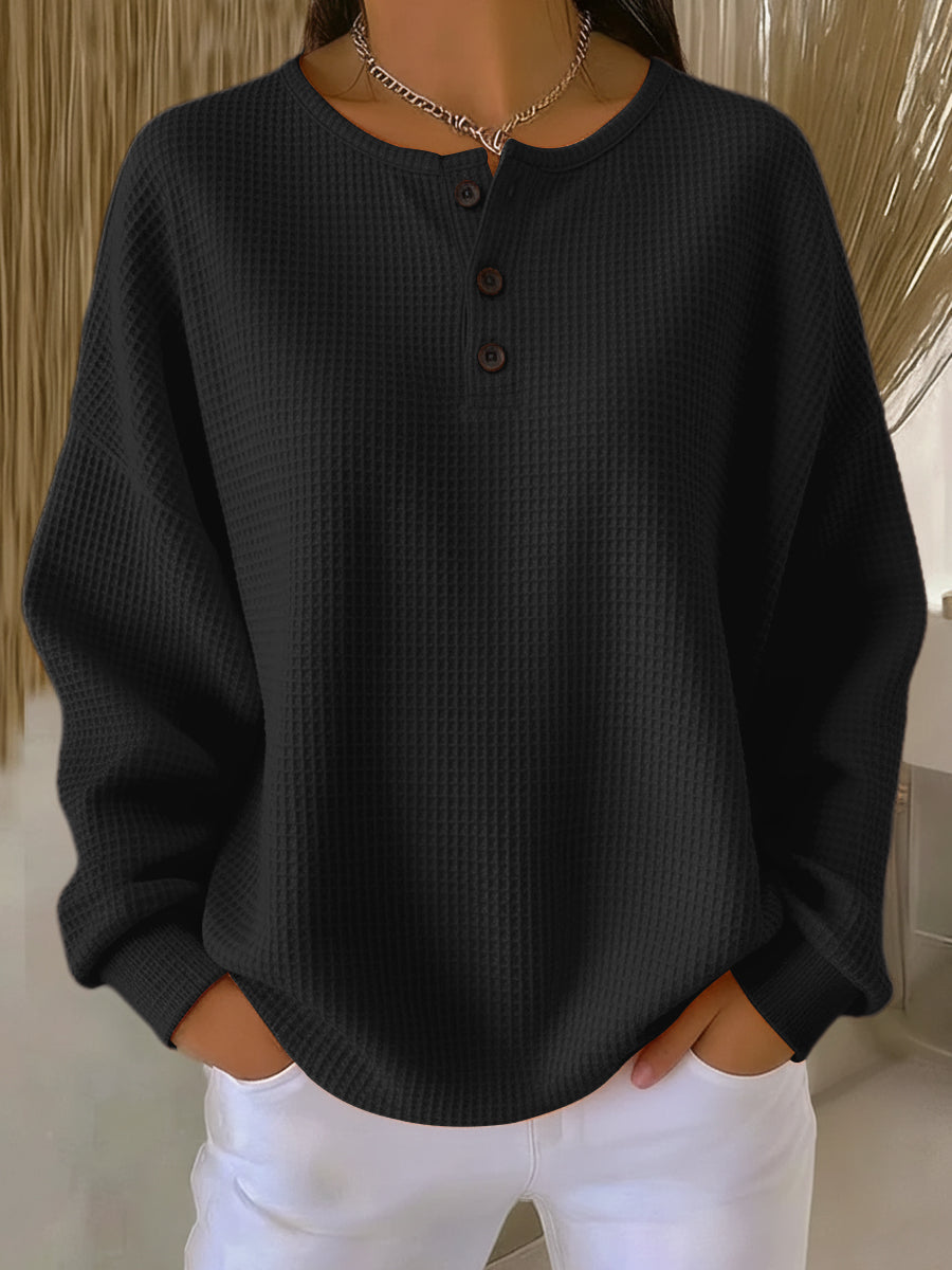 Anne | Collared Casual Sweatshirt