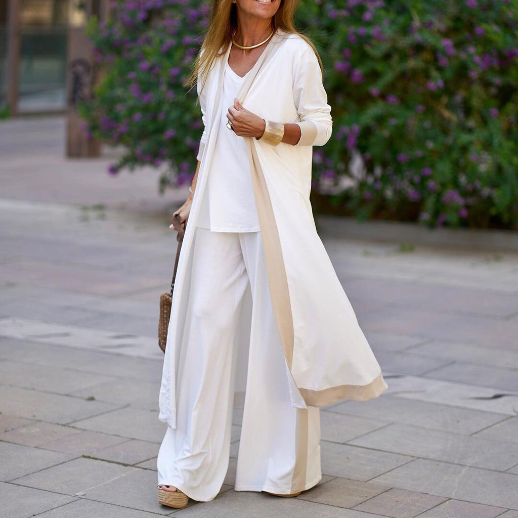 Evelyn | Stylish Women's Twinset - Cozy Two-Piece Jersey Ensemble