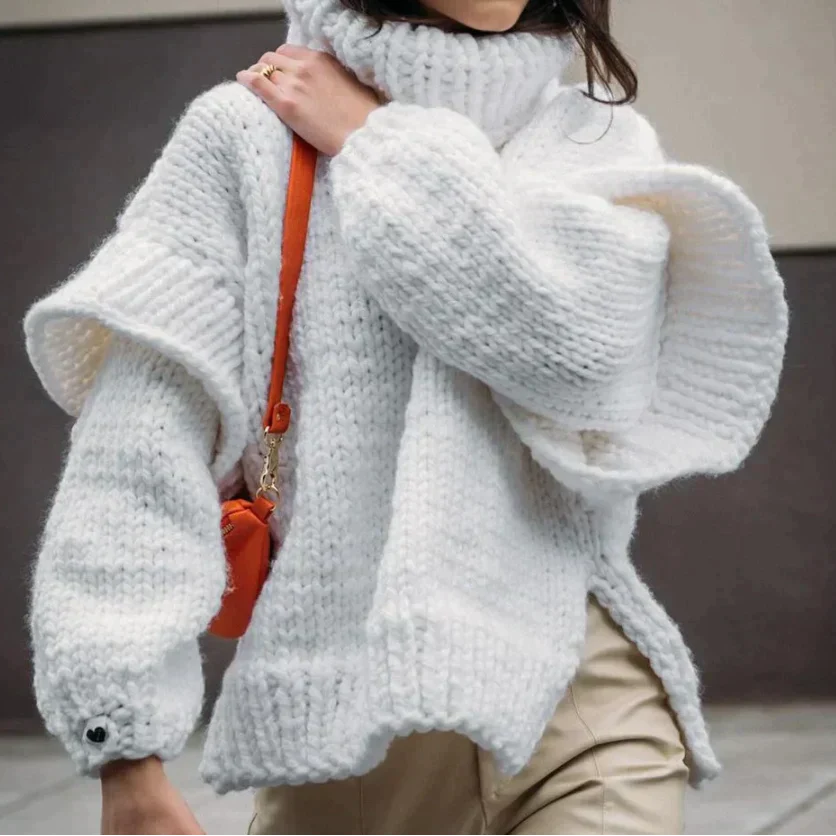 Corie | Cozy Women's Turtleneck Sweater - Stylish Relaxed Fit, Premium Quality Materials