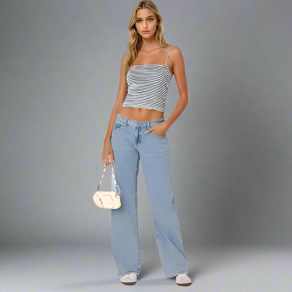 Dulcia | Stylish & Cozy Stretch Denim Jeans - Y2K Inspired Fit