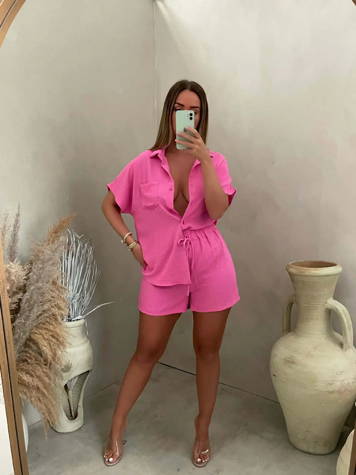 Giona | Summer Coordinated Set - Top & Shorts