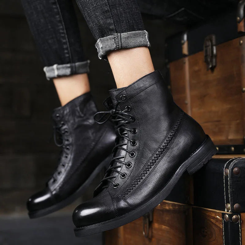 Grayson™ - Vegan Leather Orthopedic Winter Boots