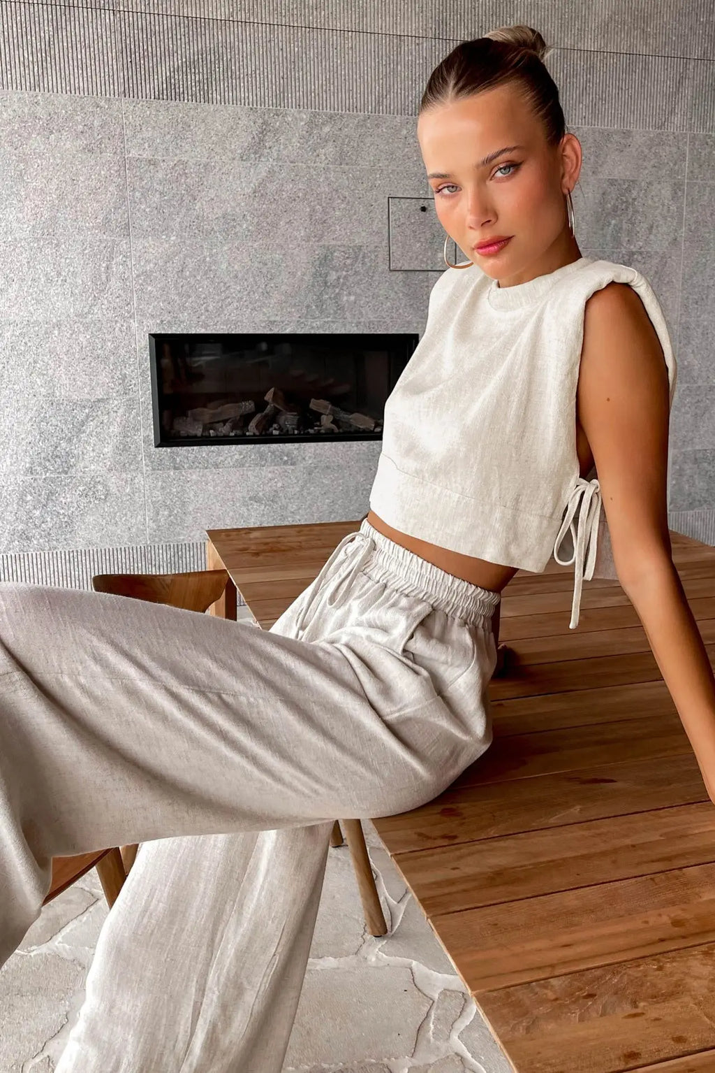 Fennella | Casual Chic Linen Two-Piece Set – Lightweight & Breathable