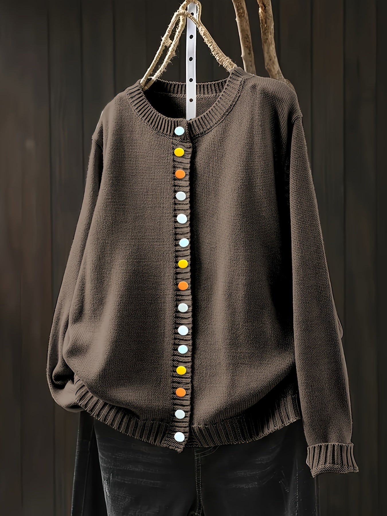 Elizabeth™ | Sophisticated Black Cardigan Sweater for Women