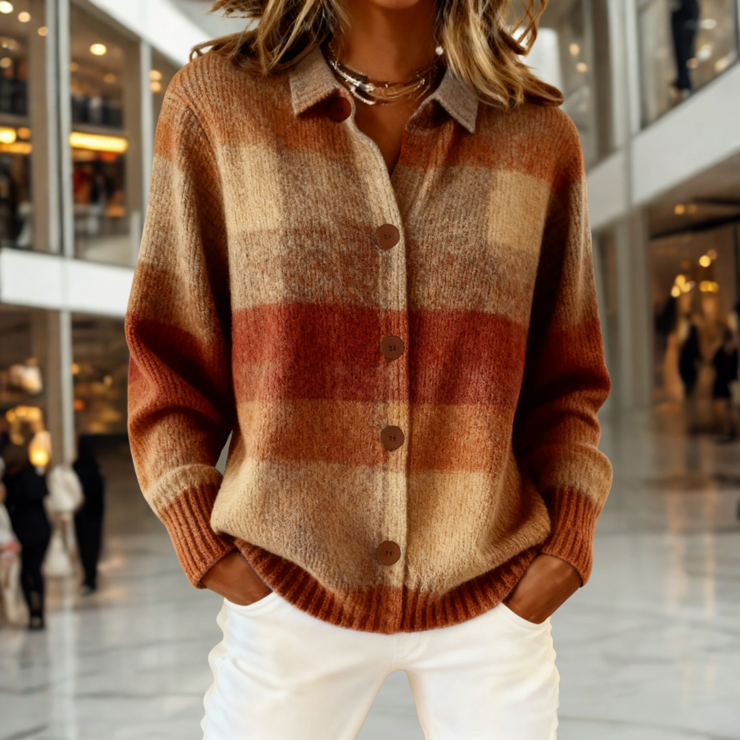 Audrey | Timeless Tartan Cardigan