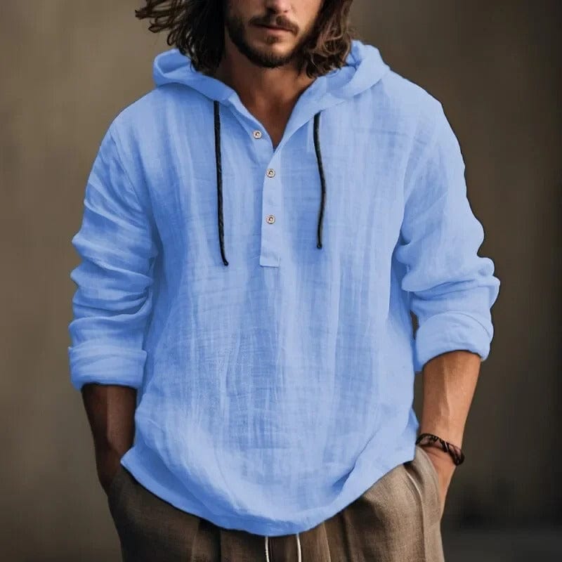 Enrico Henley Knit Sweater