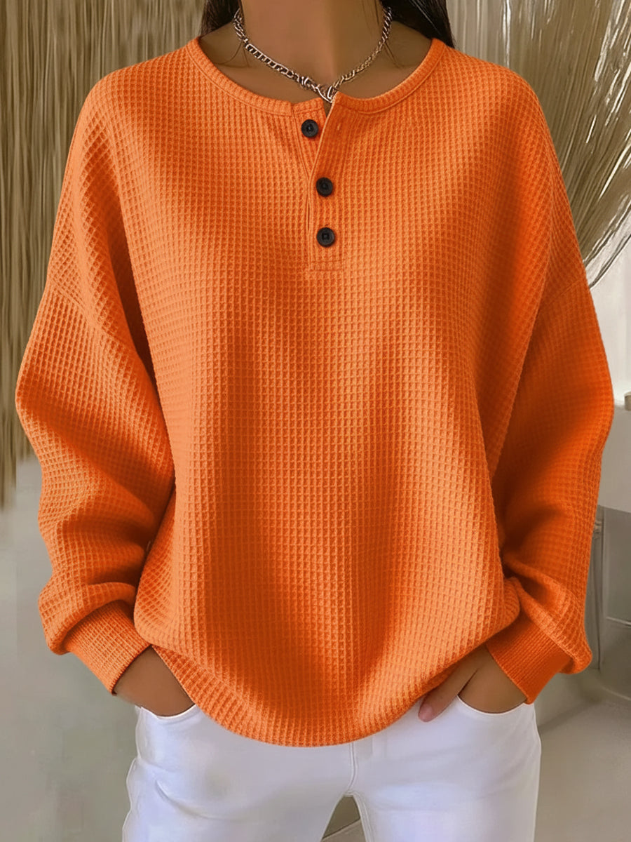 Anne | Collared Casual Sweatshirt