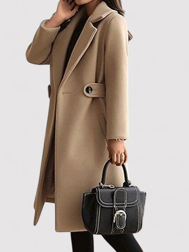 Elise | Belted Winter Wool Coat