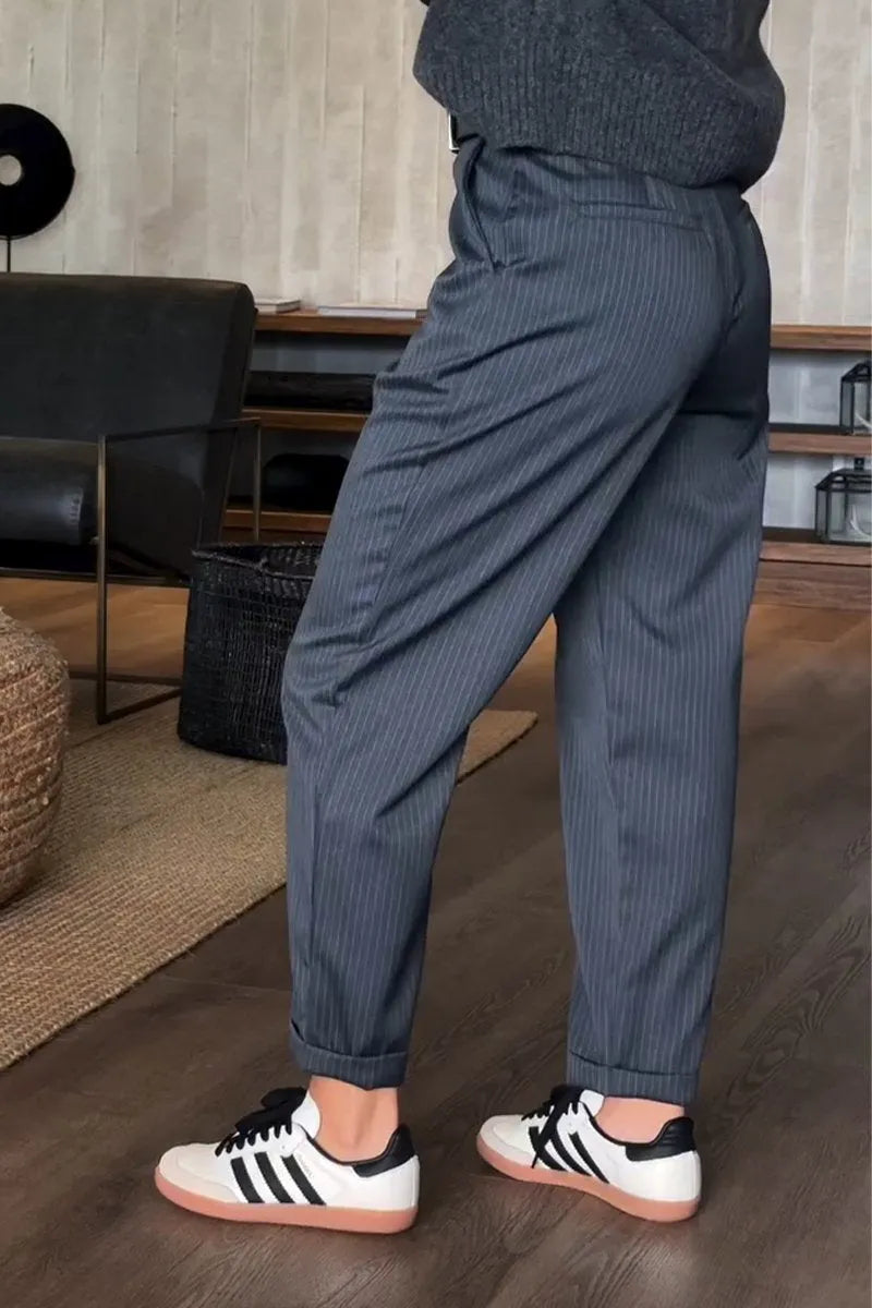 Brielle | Soft Tailored Stripe Pants