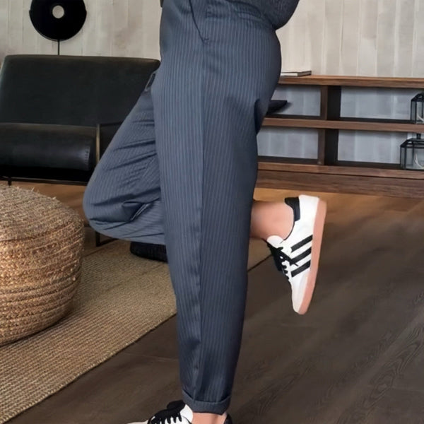 Brielle | Soft Tailored Stripe Pants