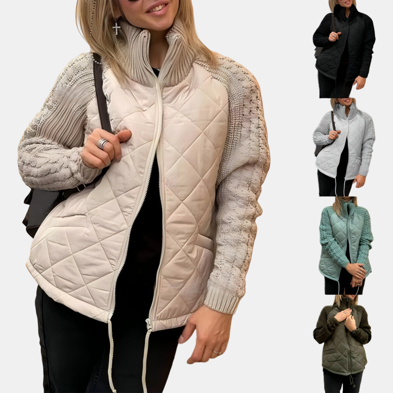 Clara - Cozy Knit Puffer Jacket
