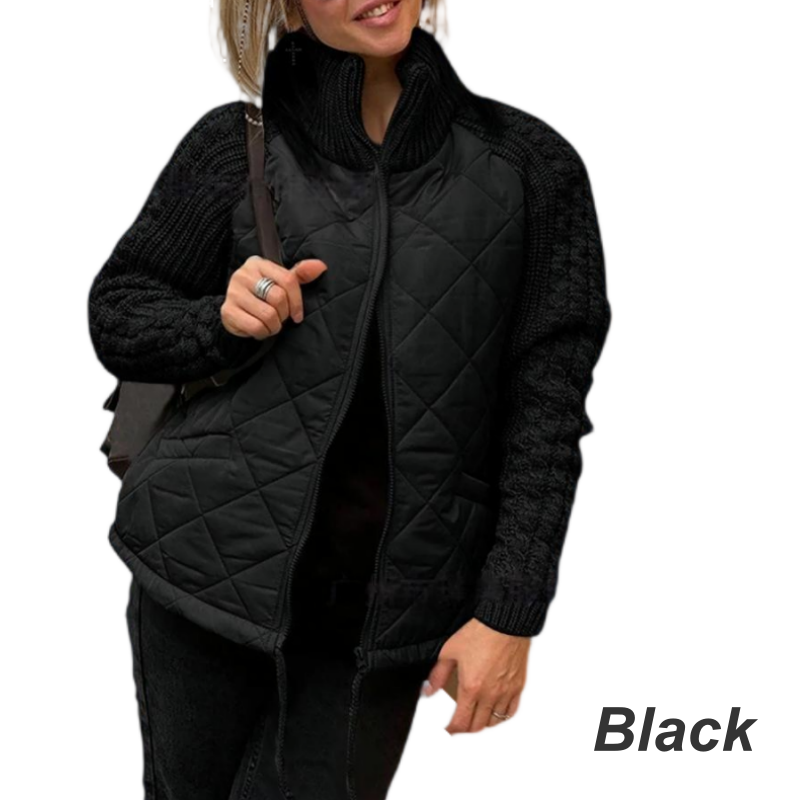 Clara - Cozy Knit Puffer Jacket