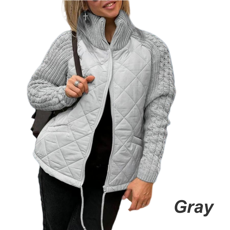 Clara - Cozy Knit Puffer Jacket