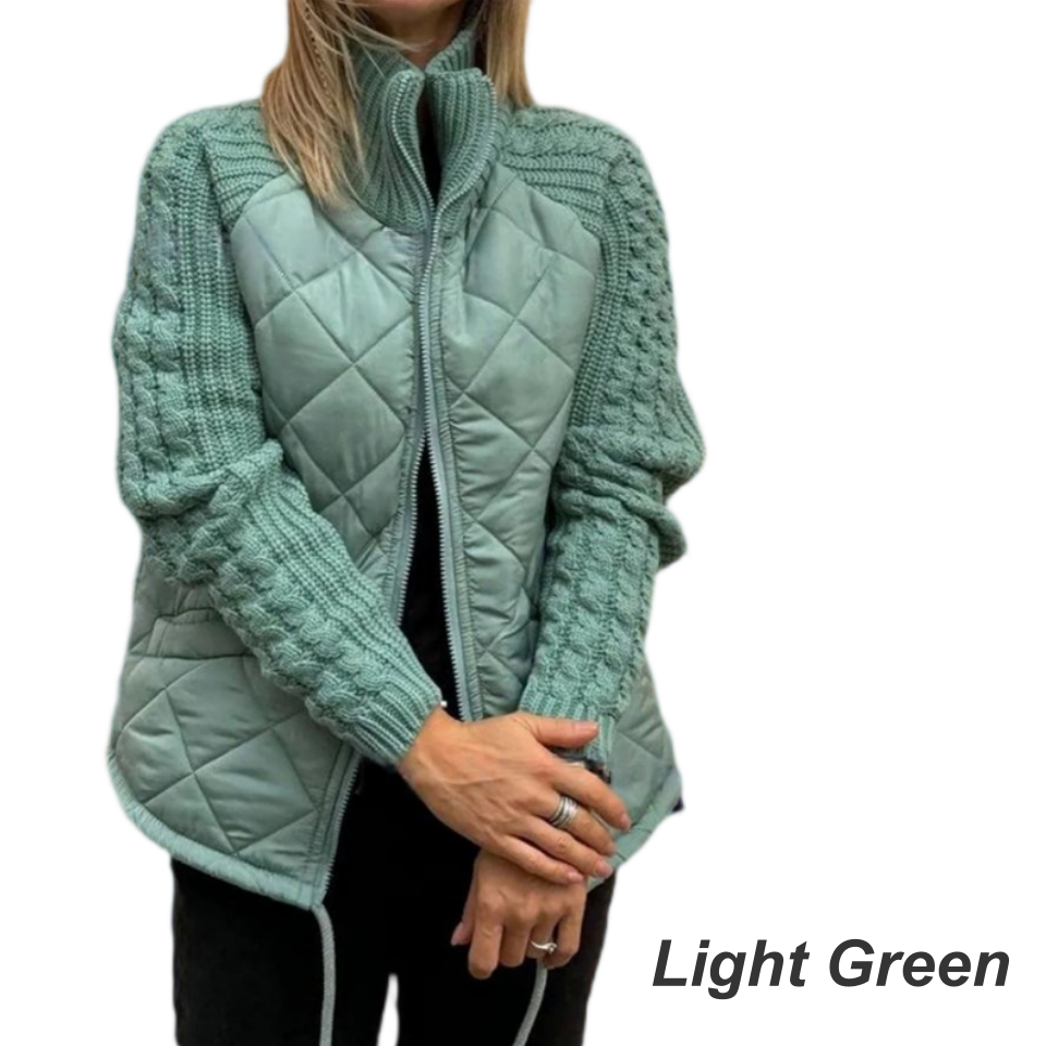 Clara - Cozy Knit Puffer Jacket
