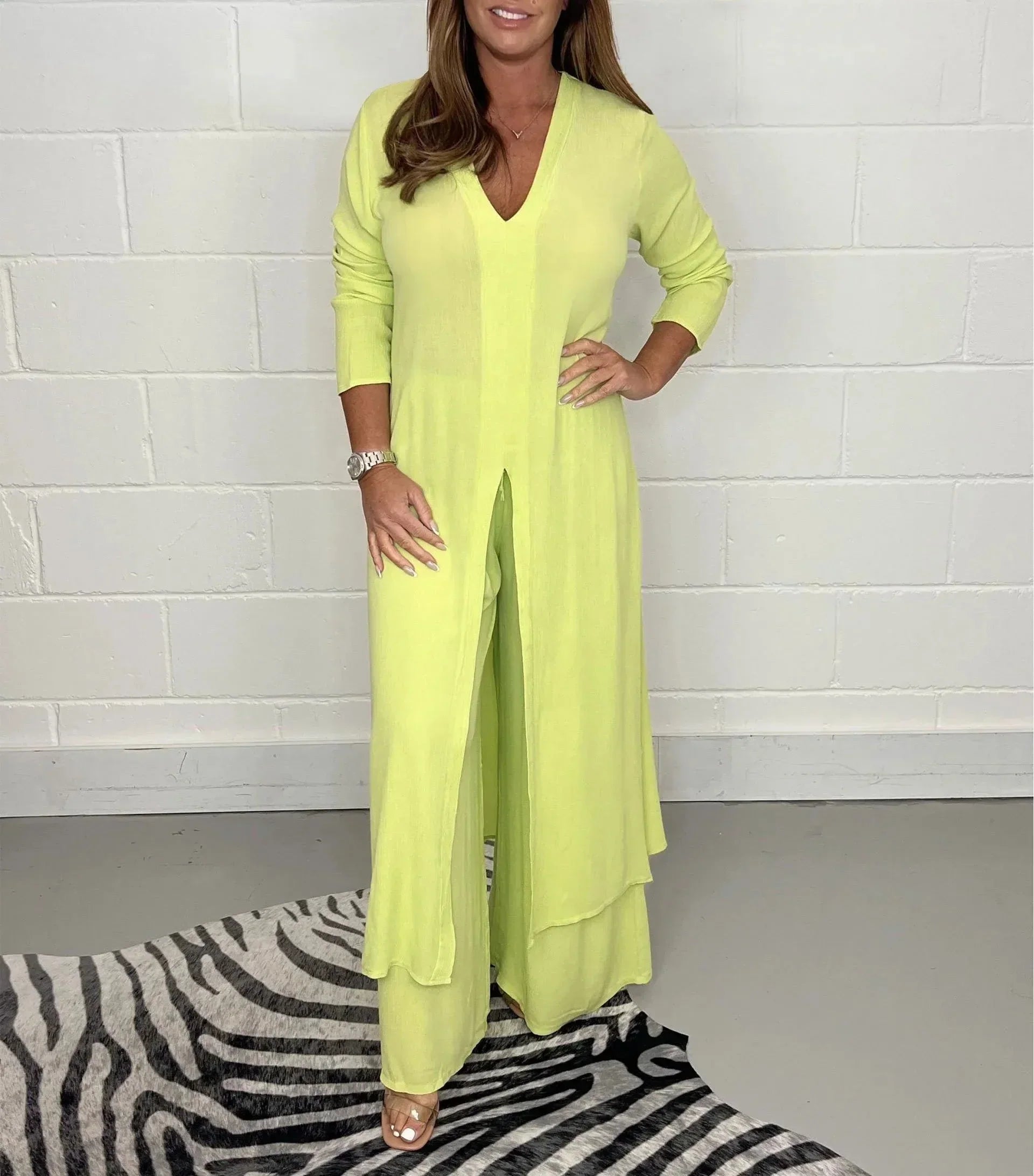 Celia | Chic and Breezy Women's Two-Piece Summer Ensemble